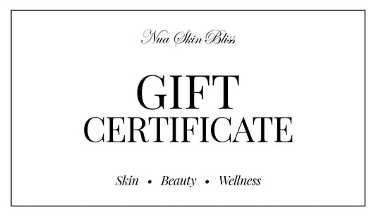 Nua Skin Bliss Digital Gift Certificate